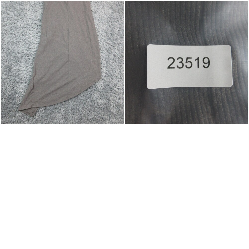 Heatherly Dress Womens Medium Gray Sonia Faux Wrap Asymmetrical Knit NWT - Picture 16 of 16